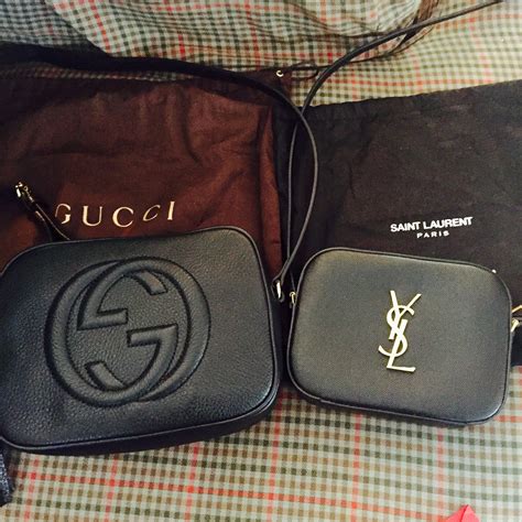 ysl blogger bag vs gucci soho|GUCCI SOHO DISCO BAG VS YSL LOU CAMERA BAG .